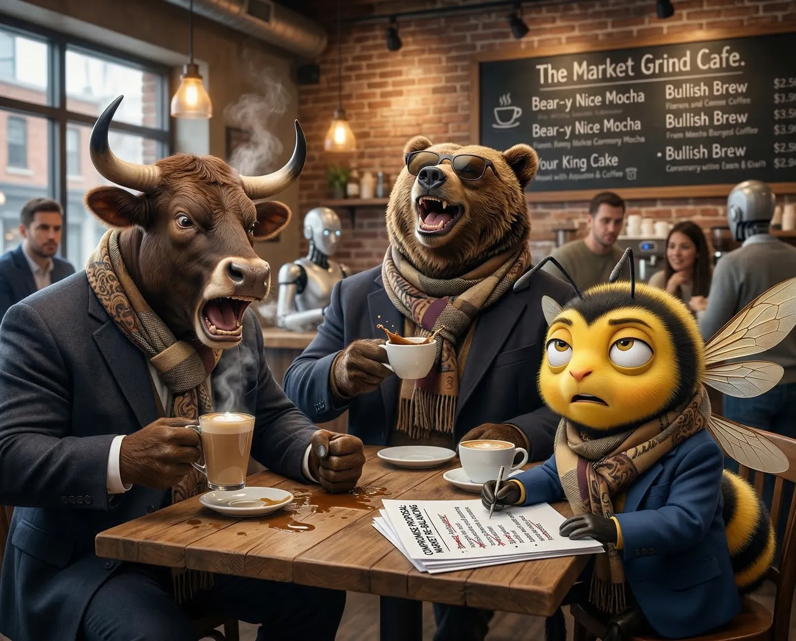 Bull, Bear & Bee