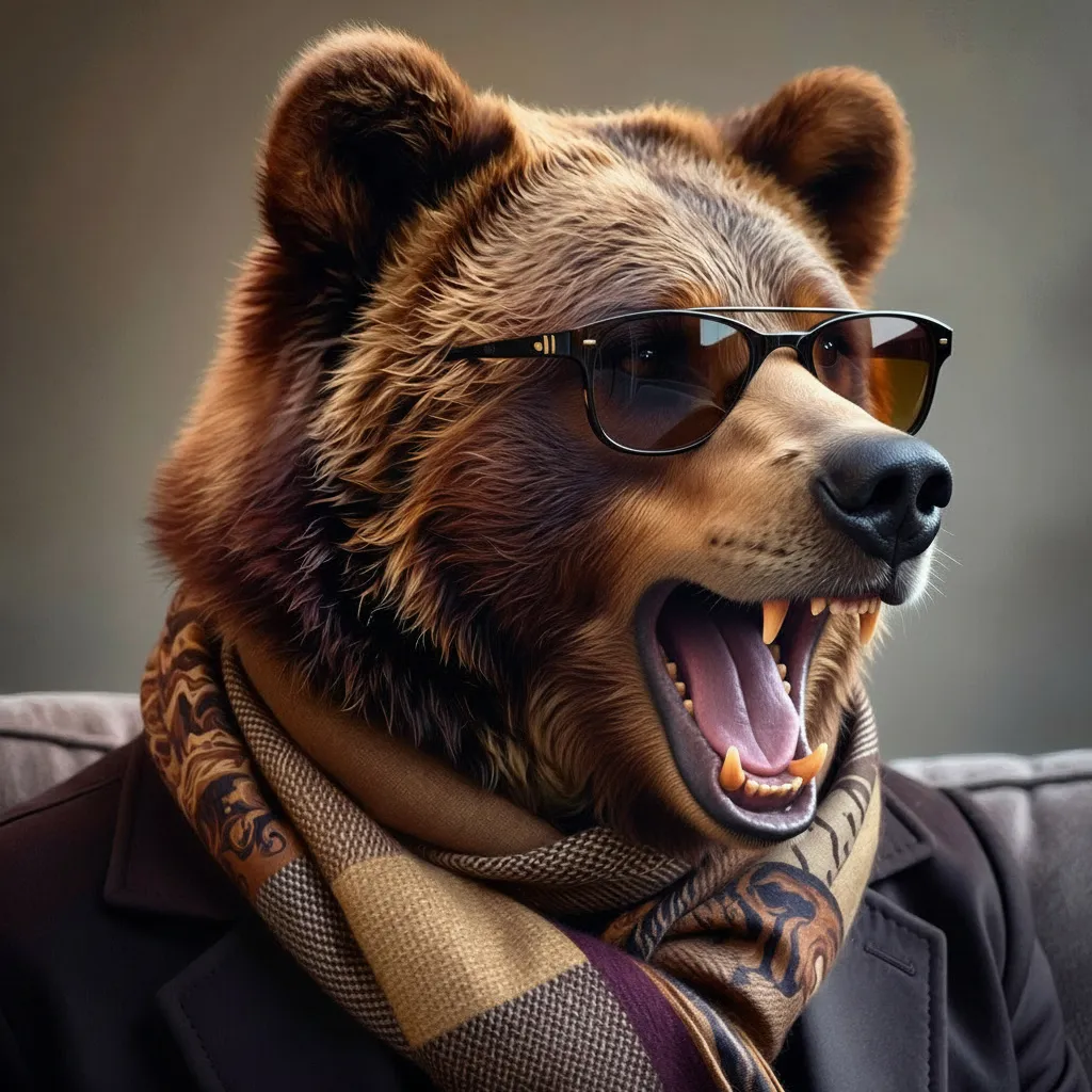 Bear éclate de rire
