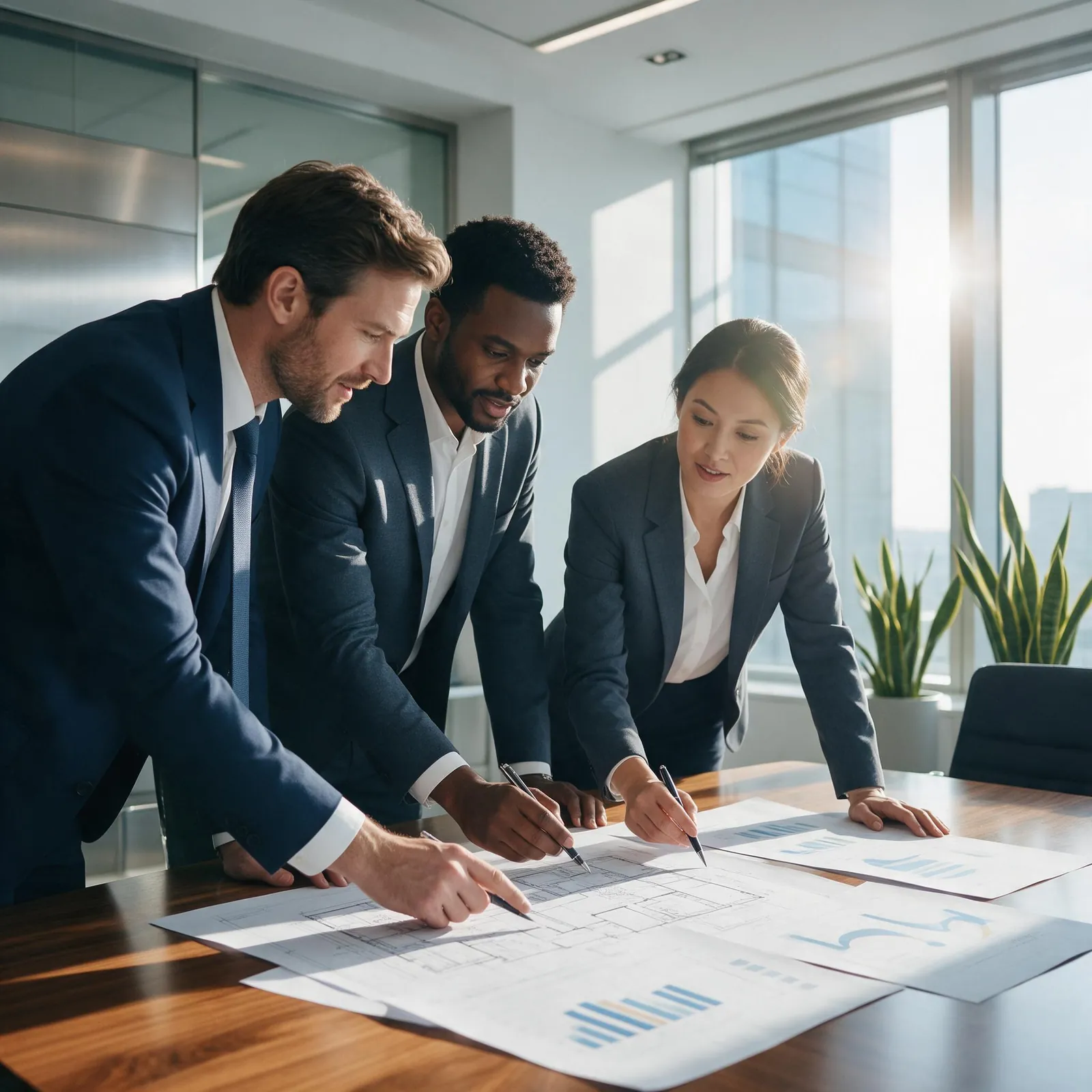 Consultants Virtual Beehive en réunion de travail